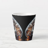 Melody in Motion Latte Tasse - Surreal Music Lover (Vorderseite)