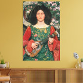 Melody (Musica), c. 1895/1897, von Kate Bunce Leinwanddruck (Insitu (Wohnzimmer))