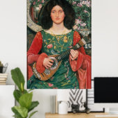 Melody (Musica), c. 1895/1897, von Kate Bunce Poster (Heimbüro)
