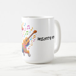 Melody Mutt" T-Shirt - Whimsical Musical Dog Desig Kaffeetasse
