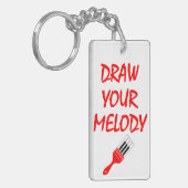 Melody-Pinole Schlüsselanhänger (Vorderseite links)