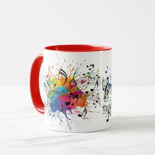 Melody Splash Tasse (Vorderseite Links)