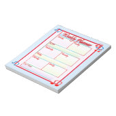 Melody Weekly Planner Notepad Notizblock (Rotiert)
