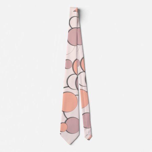 Melon Balls Design Monochrome Krawatte (Vorderseite)