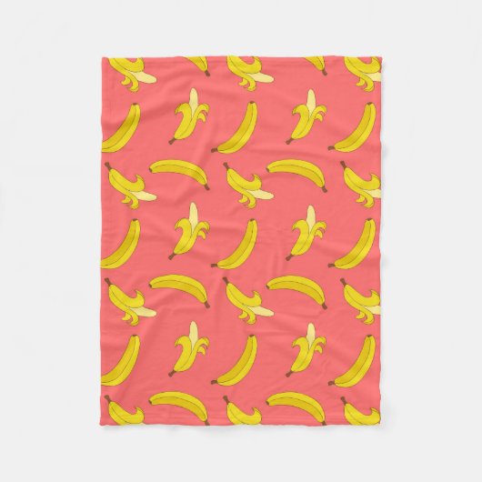 Melon Bananas Fleecedecke (Vorderseite)