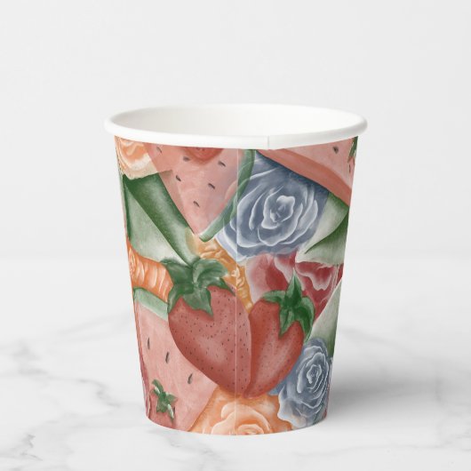 Melon Birthday - Sommervibes Pappbecher (Rechts)