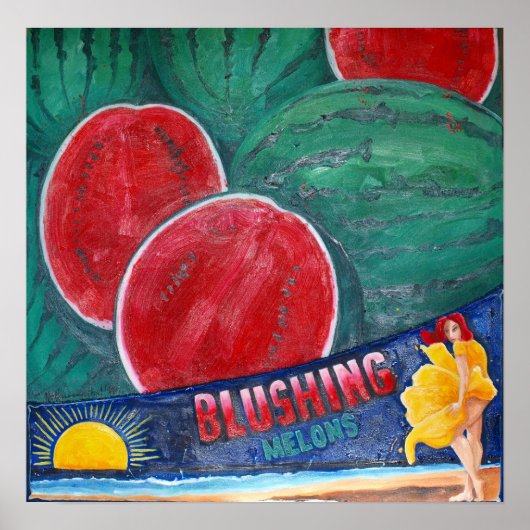 Melon Blushing Poster (Vorne)
