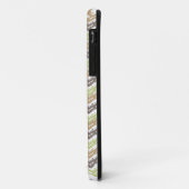 Melon Brandy Scribble ZigZag Muster Case-Mate iPhone Hülle (Hinten/Links)