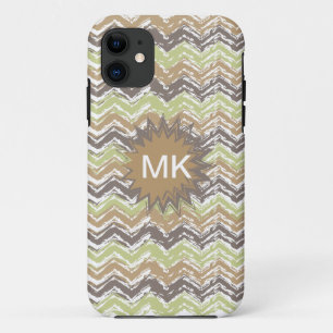 Melon Brandy Scribble ZigZag Muster Case-Mate iPhone Hülle