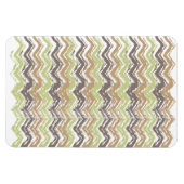Melon Brandy Scribble ZigZag Muster Magnet (Horizontal)