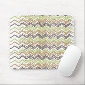 Melon Brandy Scribble ZigZag Muster Mousepad (Mit Mouse)