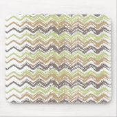Melon Brandy Scribble ZigZag Muster Mousepad (Vorne)