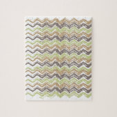 Melon Brandy Scribble ZigZag Muster Puzzle (Vertikal)