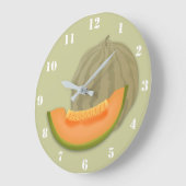 MELON CANTALOUPE SOMMEROBST GROßE WANDUHR (Winkel)