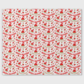 Melon Christmas Pattern Geschenkpapier (Flach)