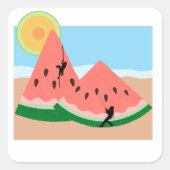 Melon Climber Niedlich Stickers (Vorderseite)