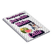 Melon Collie komisches SpiralNotebook Notizblock (Rechte Seite)