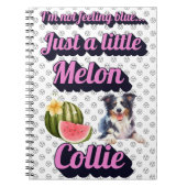 Melon Collie komisches SpiralNotebook Notizblock (Vorderseite)