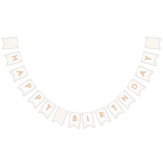 Melon Confetti Wasserfarbe Dots Jagdflagge Wimpelkette (Alle)