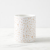 Melon Confetti Watercolor Dots Classic Tasse (Mittel)
