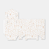 Melon Confetti Watercolor Dots Gevor Box Geschenkschachtel (Ungefaltet)