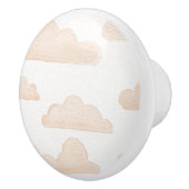 Melon Dreamtime Watercolor Wolken Keramik Pull Keramikknauf (Rechts)