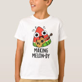 Melon-dy Funny Melon Pun T-Shirt (Vorderseite)