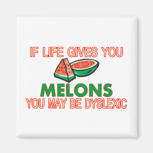Melon Dyslexia Magnet