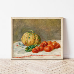 Melon et Tomates   Pierre-Auguste Renoir Poster