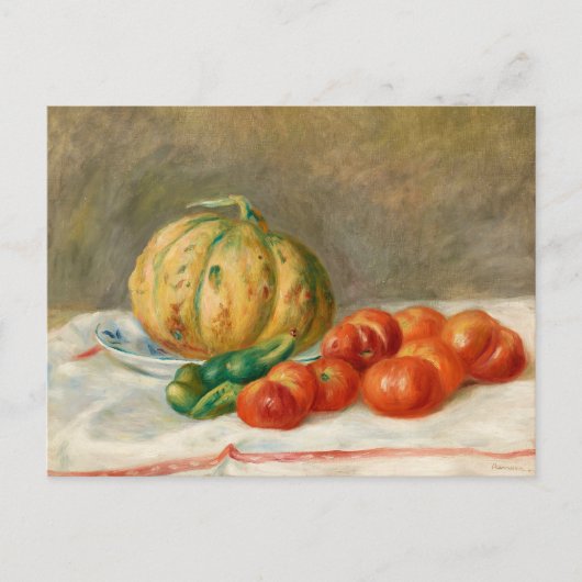 Melon et Tomates | Pierre-Auguste Renoir Postkarte (Vorderseite)