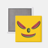 Melon Face Magnet (Vorderseite/Rückseite)