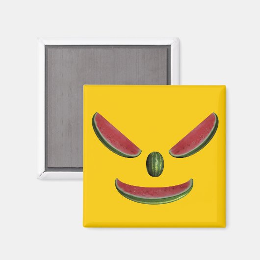 Melon Face Magnet (Vorderseite/Rückseite)
