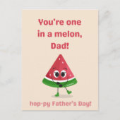 Melon Father's Day Edition Postkarte (Vorderseite)