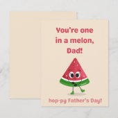 Melon Father's Day Edition RSVP Karte (Vorne/Hinten)