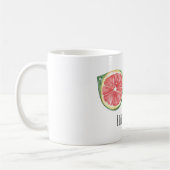 Melon Fruit Green Sunglasses Kaffeetasse (Links)