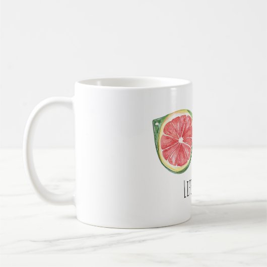 Melon Fruit Green Sunglasses Kaffeetasse (Links)