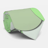 Melon Green Monochrome Krawatte (Gerollt)