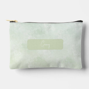 Melon Grün Smoky Swirl Muster Zubehörtasche