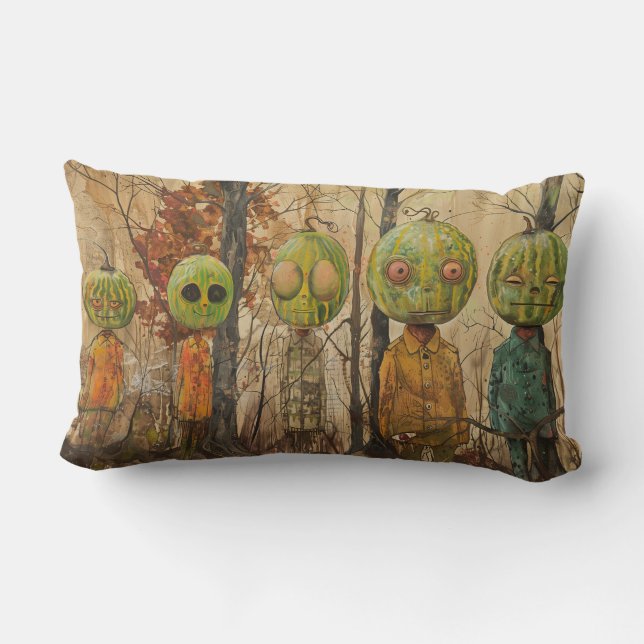 Melon Heads Throw Pillow V Lendenkissen (Rückseite)