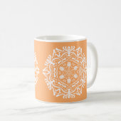 Melon Mandala Kaffeetasse (VorderseiteRechts)