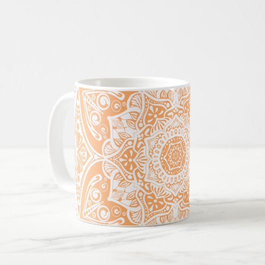 Melon Mandala Kaffeetasse (Vorderseite Links)