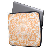 Melon Mandala Laptopschutzhülle (Vorderseite Links)