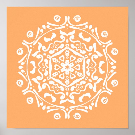 Melon Mandala Poster (Vorne)