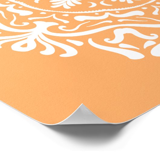 Melon Mandala Poster (Ecke)