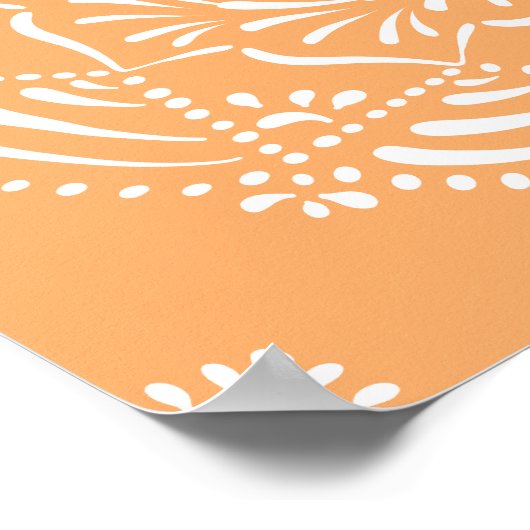 Melon Mandala Poster (Ecke)