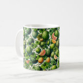 Melon Medley: Ein lebendiges Patchwork im Weingart Kaffeetasse (Vorderseite Links)