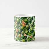 Melon Medley: Ein lebendiges Patchwork im Weingart Kaffeetasse (Mittel)