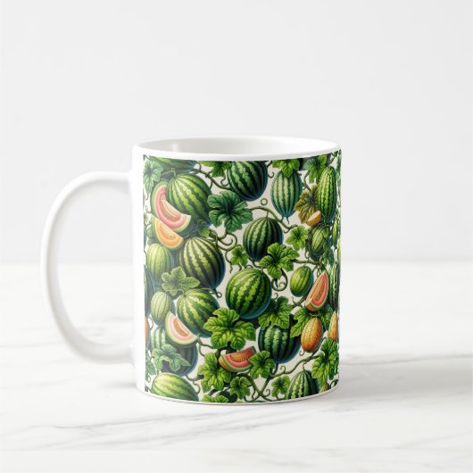 Melon Medley: Ein lebendiges Patchwork im Weingart Kaffeetasse (Links)