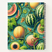 Melon Medley: Ein lebendiges Patchwork im Weingart Notizblock (Rückseite)