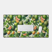 Melon Medley: Ein lebendiges Patchwork im Weingart Schreibtischunterlage (Tastatur & Maus)